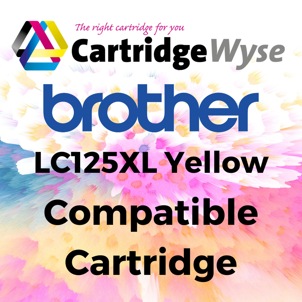 [B125Y] Compatible Brother LC125XL Yellow High Capacity Ink Cartridge