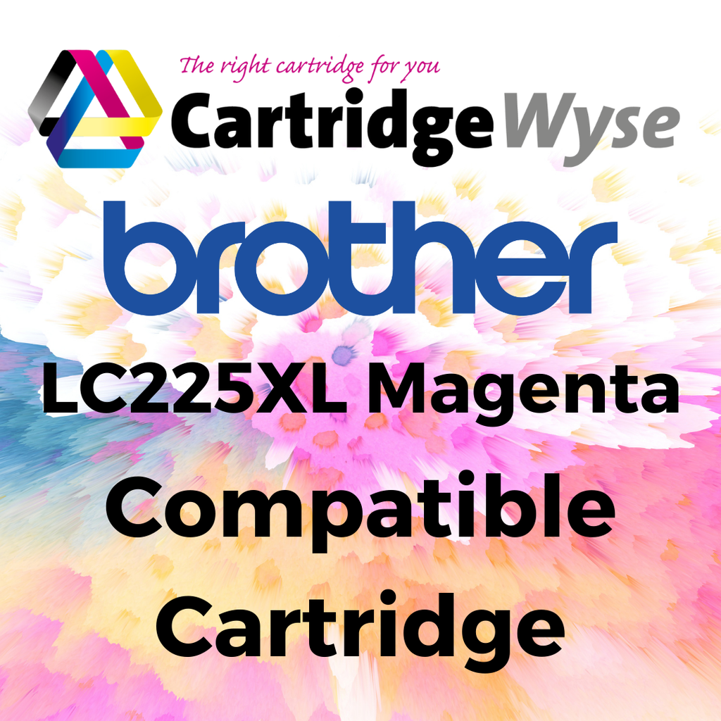 Compatible Brother LC225XL Magenta High Capacity Ink Cartridge