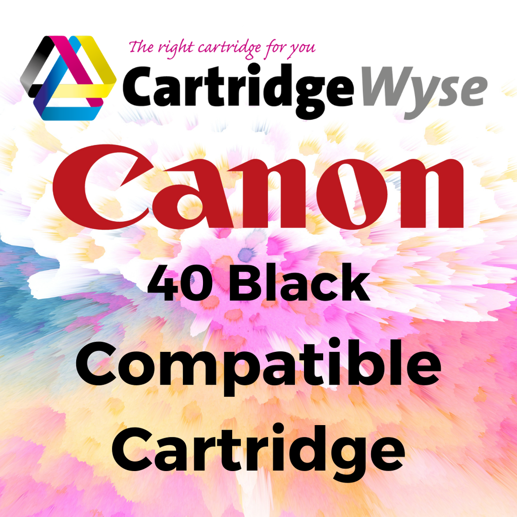 [C40] Remanufactured Canon PG40 Black Ink Cartridge