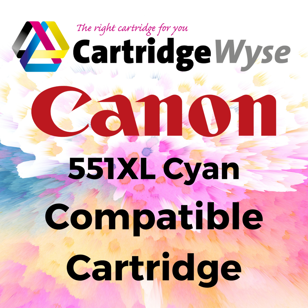 Compatible Canon CLI551XL Cyan High Capacity Ink Cartridge
