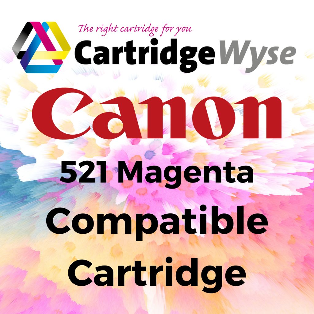 Compatible Canon CLI521 Magenta Ink Cartridge