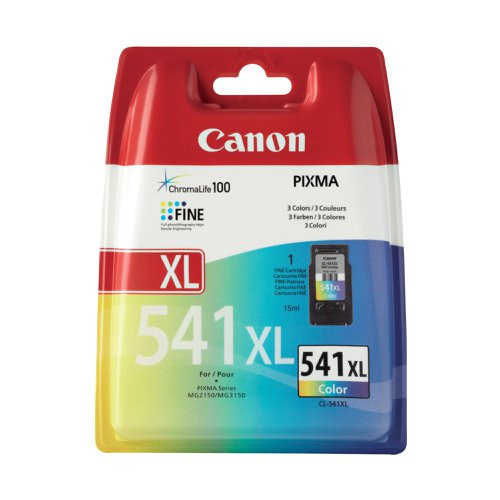 Canon CL541XL Tri-Colour High Capacity Ink Cartridge - 15ml