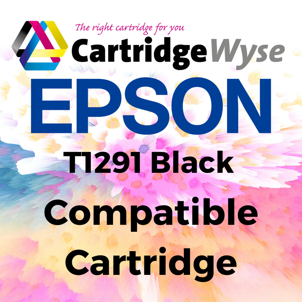 Compatible Epson T1291 Black High Capacity Ink Cartridge