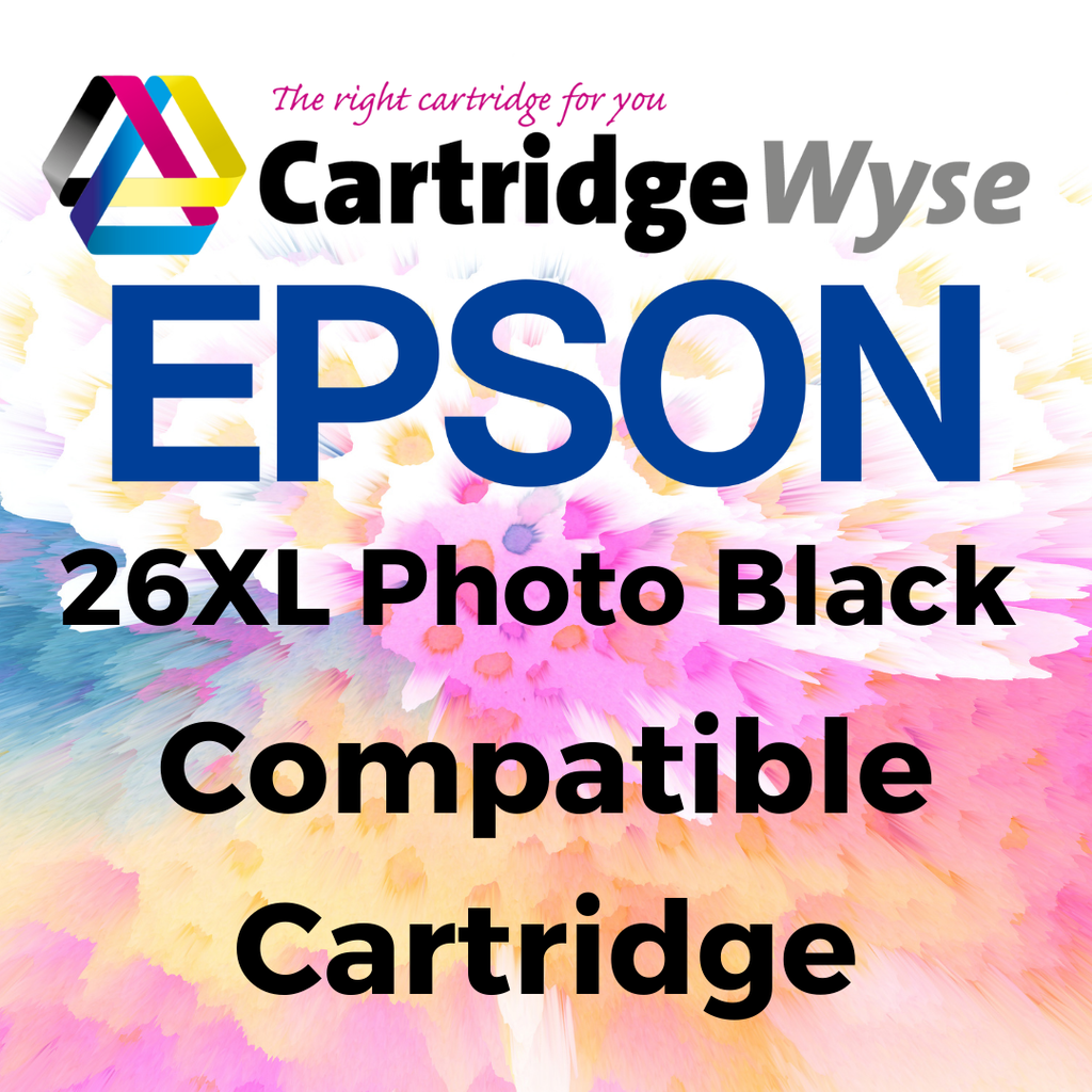 Compatible Epson 26XL Photo Black High Capacity Ink Cartridge - T2631