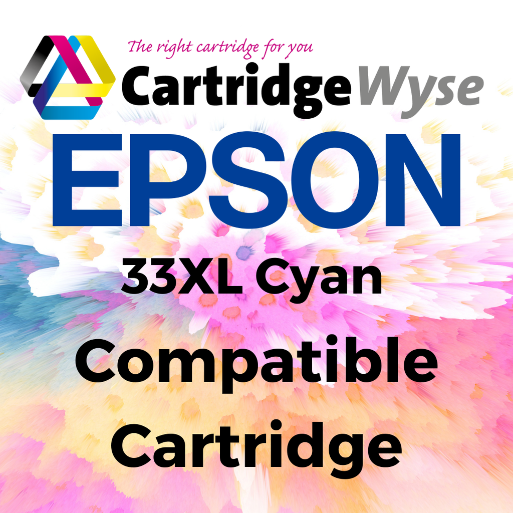 Compatible Epson 33XL Cyan High Capacity Ink Cartridge - T3362