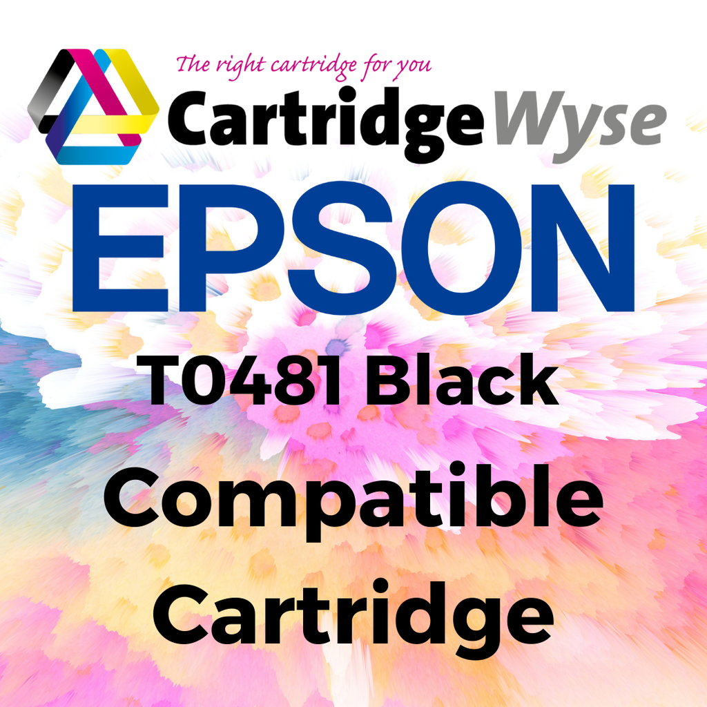 [E48B] Compatible Epson T0481 Black Ink Cartridge