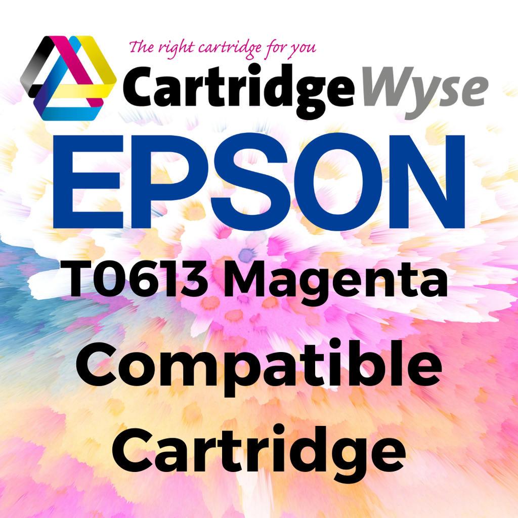 Compatible Epson T0613 Magenta Ink Cartridge