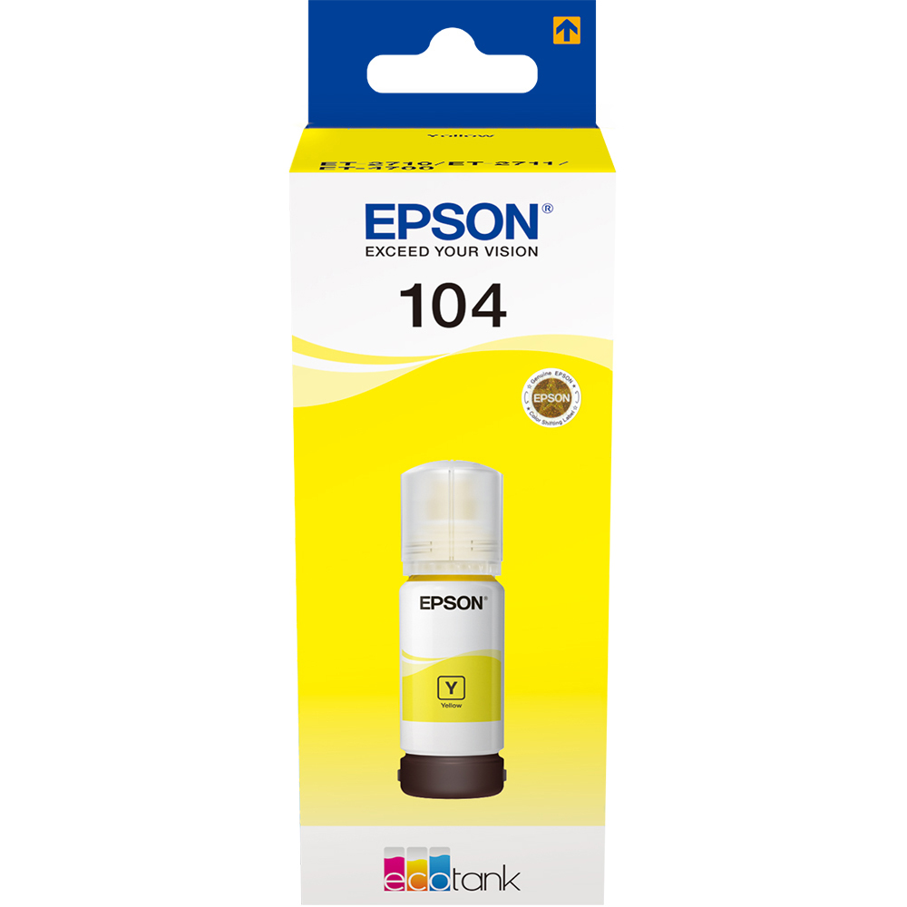 [EP65583] Epson 104 EcoTank Yellow Ink Bottle - T00P4
