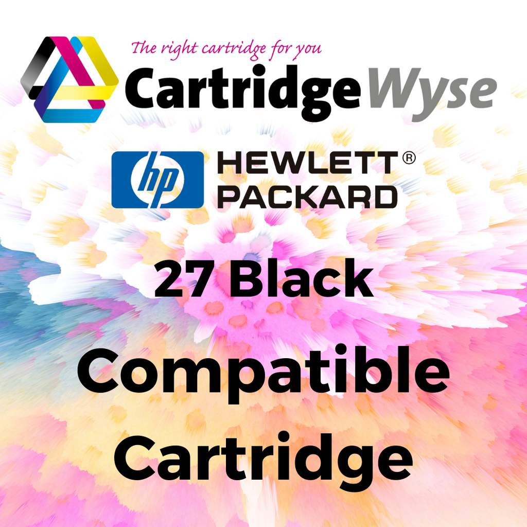 [H27] Remanufactured HP 27 Black Standard Capacity Ink Cartridge - C8727AN