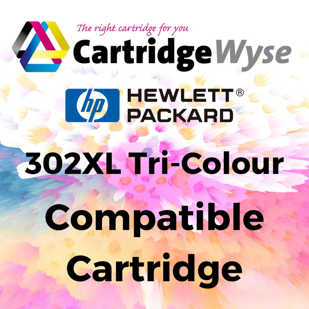 Remanufactured HP 302XL Tri-Colour High Capacity Ink Cartridge - F6U67AE