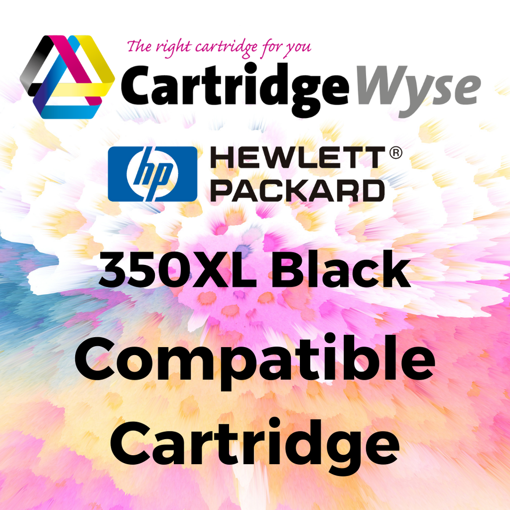 Remanufactured HP 350XL Black High Capacity Ink Cartridge - CB336EE