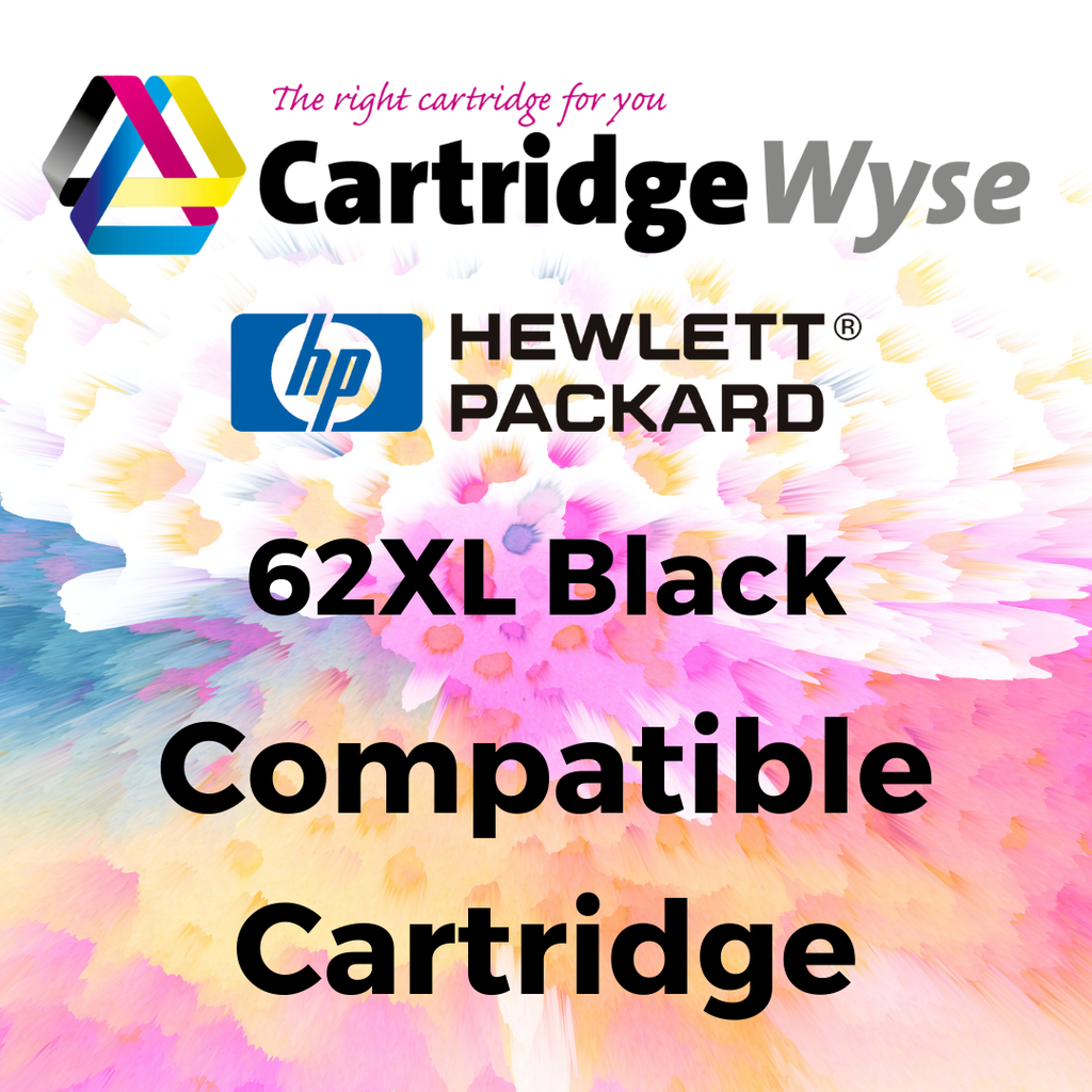 Remanufactured HP 62XL Black High Capacity Ink Cartridge - C2P05AE