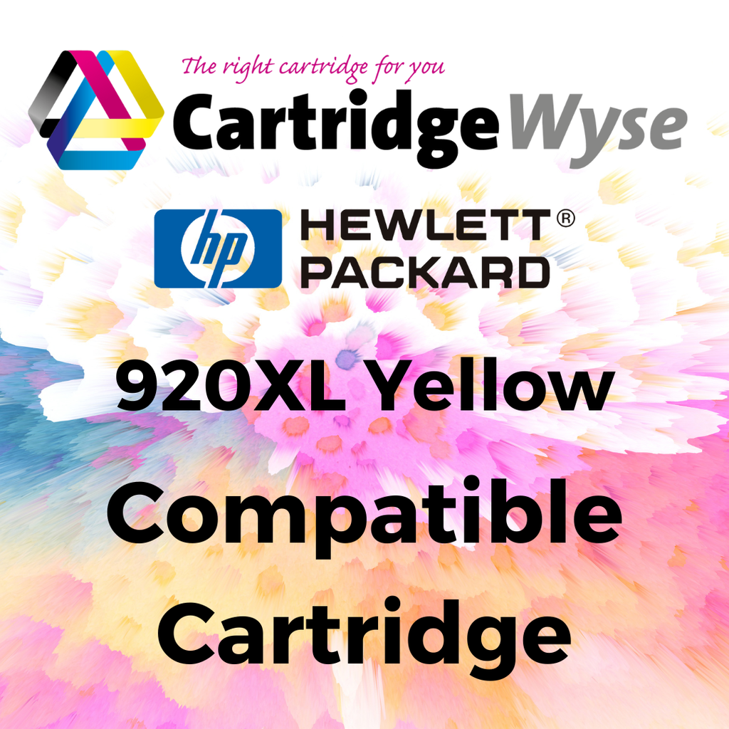 Compatible HP 920XL Yellow High Capacity Ink Cartridge - CD974AE