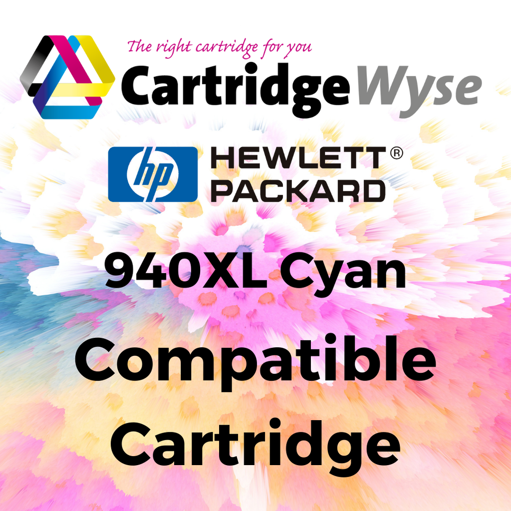 Remanufactured HP 940XL Cyan High Capacity Ink Cartridge - C4907AE