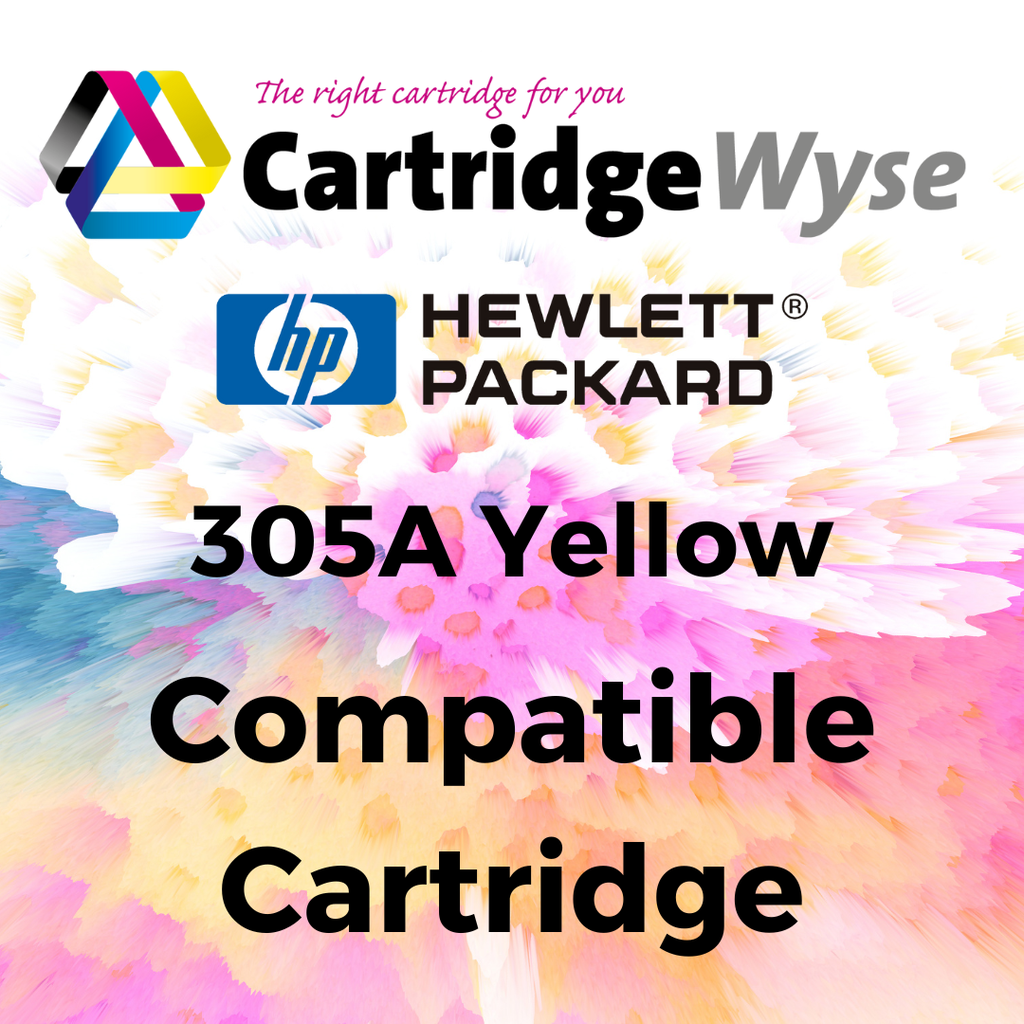 Compatible HP 305A Yellow Standard Capacity Toner Cartridge - CE412A