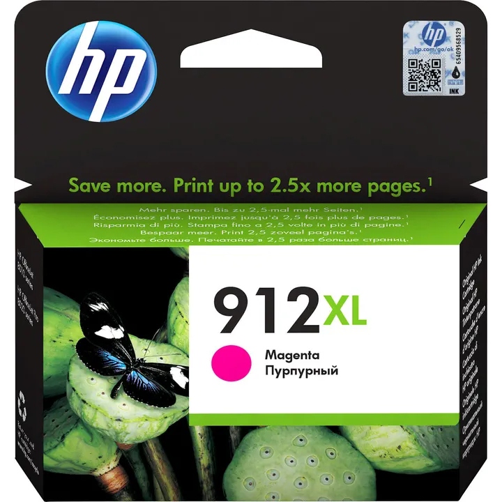 HP 912XL Magenta High Capacity Ink Cartridge - 3YL82AE