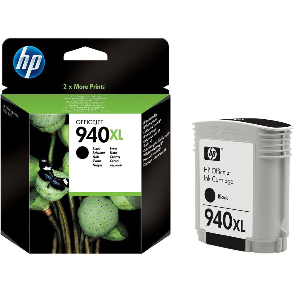 HP 940XL Black High Capacity Inkjet Print Cartridge - C4906AE