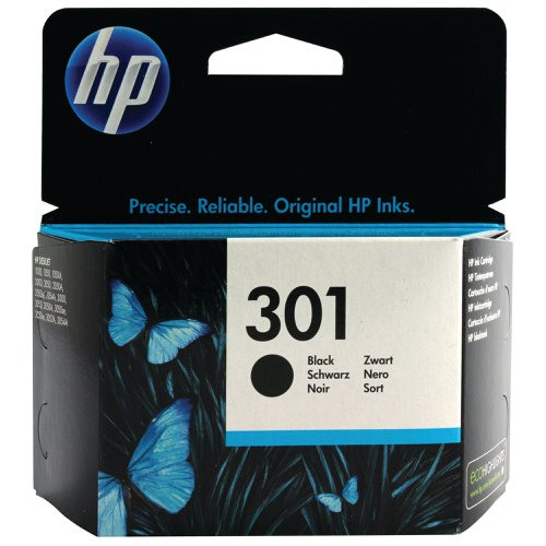 HP 301 Black Standard Capacity Ink Cartridge - CH561EE