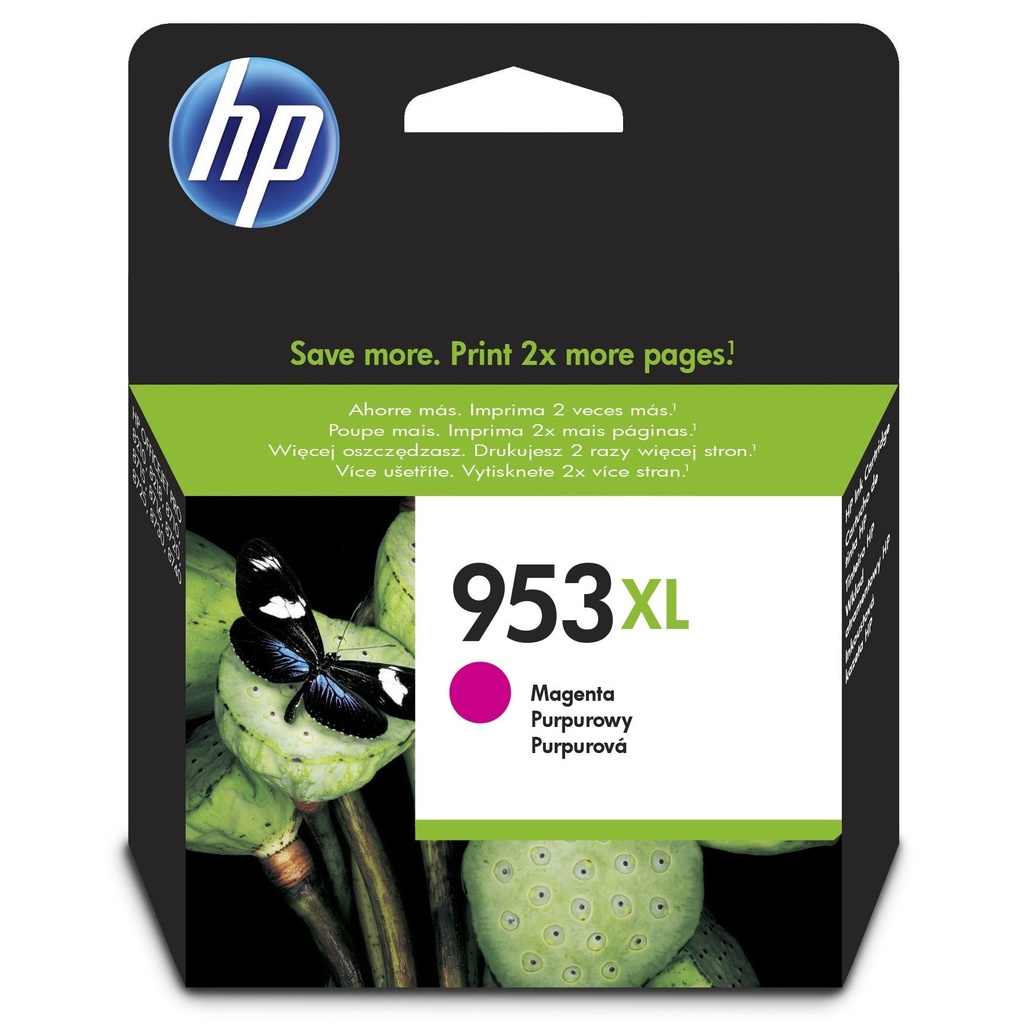 HP 953XL Magenta High Capacity Ink Cartridge - F6U17AE