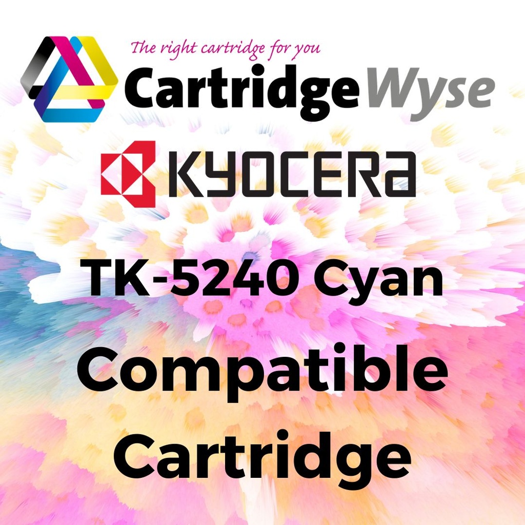 [K5240C] Compatible Kyocera TK-5240C Cyan Laser Toner Cartridge