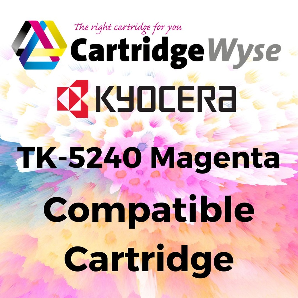 [K5240M] Compatible Kyocera TK-5240M Magenta Laser Toner Cartridge