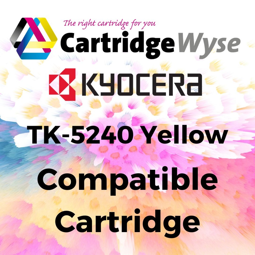 [K5240Y] Compatible Kyocera TK-5240Y Yellow Laser Toner Cartridge