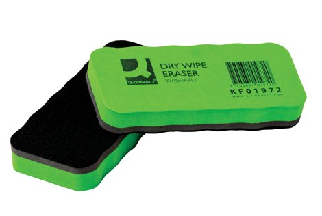 Q-Connect Drywipe Eraser Washable KF01972