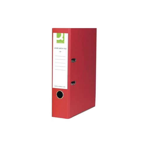 Coloured Lever Arch Files - A4 - Red - Single