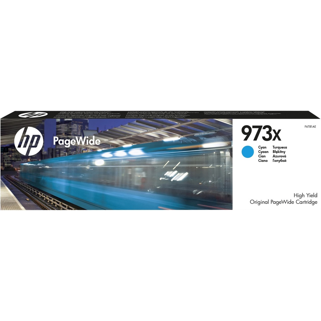 [HPF6T81AE] HP 973X Cyan High Capacity Ink Cartridge - F6T81AE