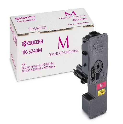 Kyocera TK-5240M Magenta Laser Toner Cartridge
