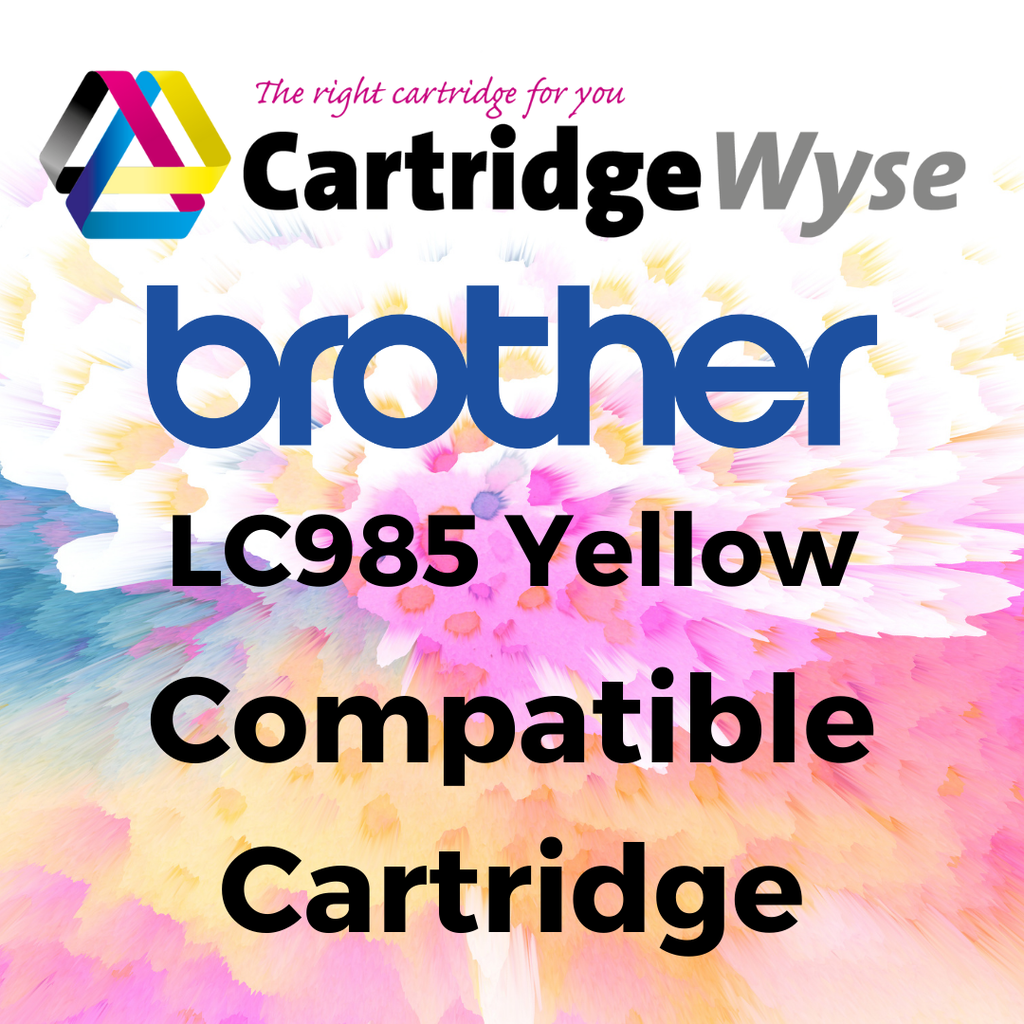 Compatible Brother LC985 Yellow Ink Cartridge