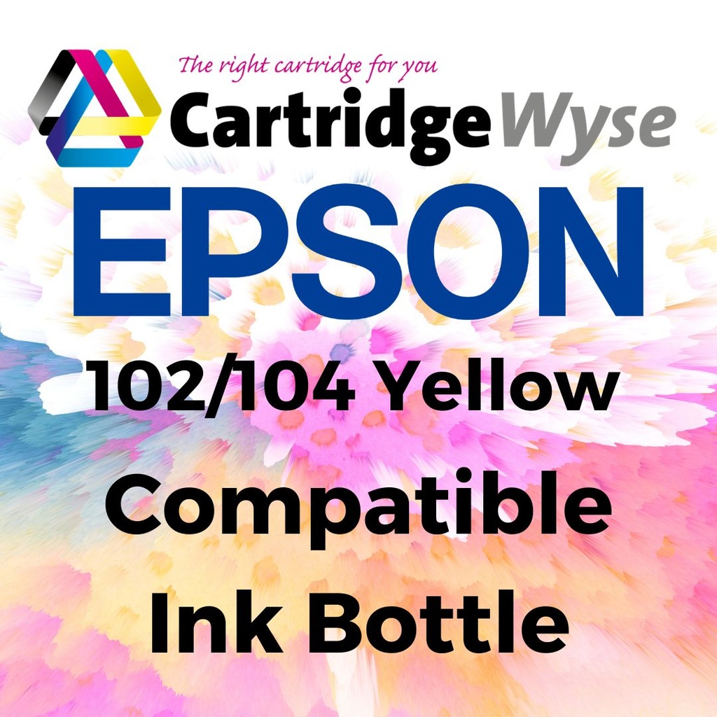 Compatible Epson 102 / 104 Yellow Ink Bottle - T03R4/T00P4