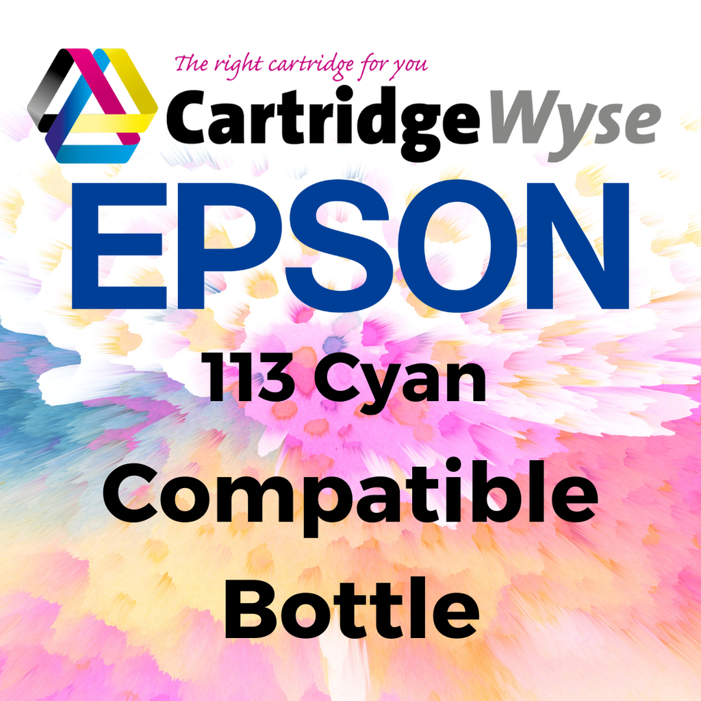 Compatible Epson 113 Cyan Ink Bottle
