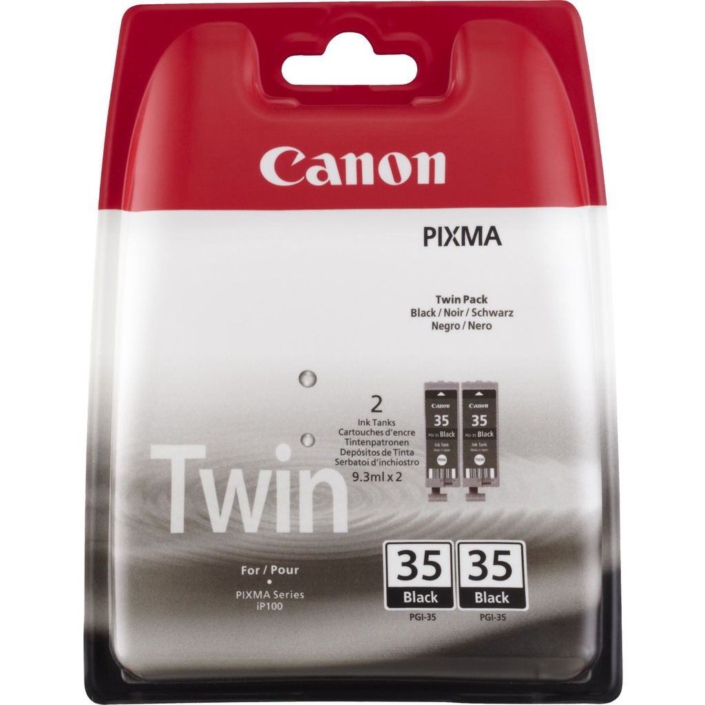 Canon PGI35 Black Ink Cartridge - Twin Pack