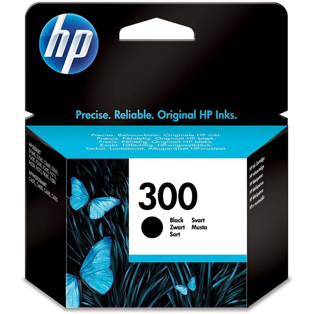 HP 300 Black Standard Capacity Ink Cartridge - CC640EE