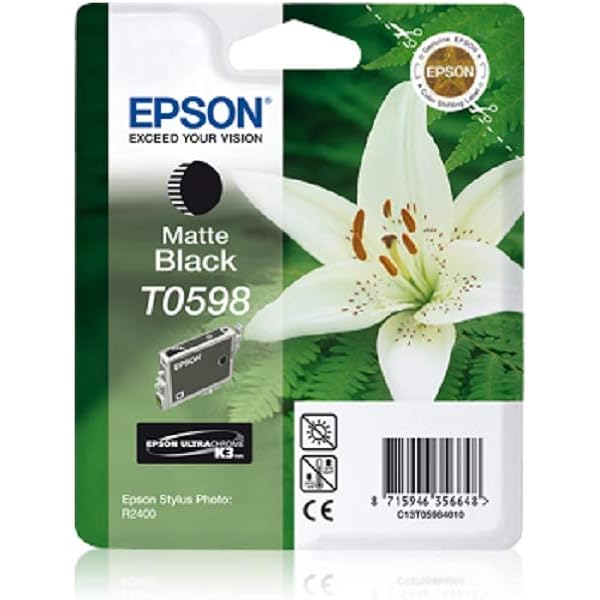 Epson T0598 Matte Black Ink Cartridge