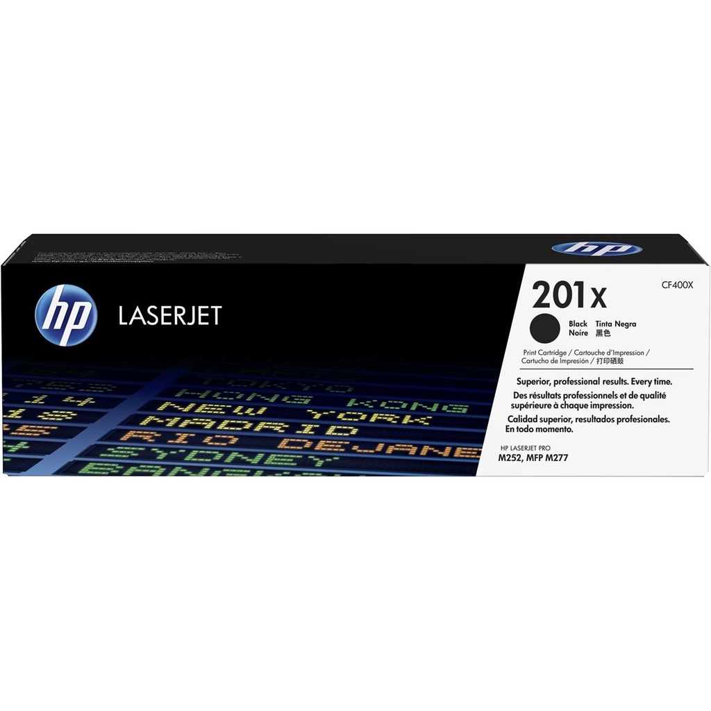 HP 201X Black High Capacity Toner Cartridge - CF400X