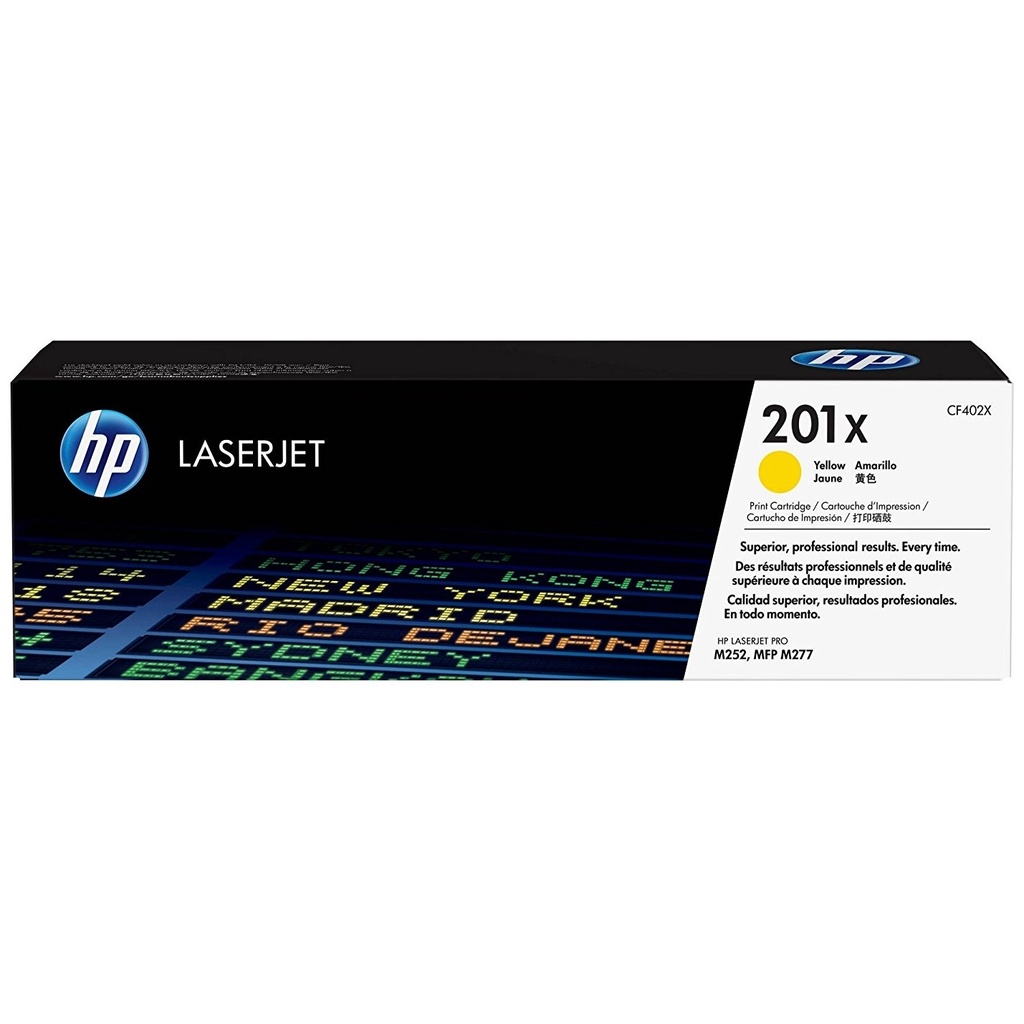 HP 201X Yellow High Capacity Toner Cartridge - CF402X