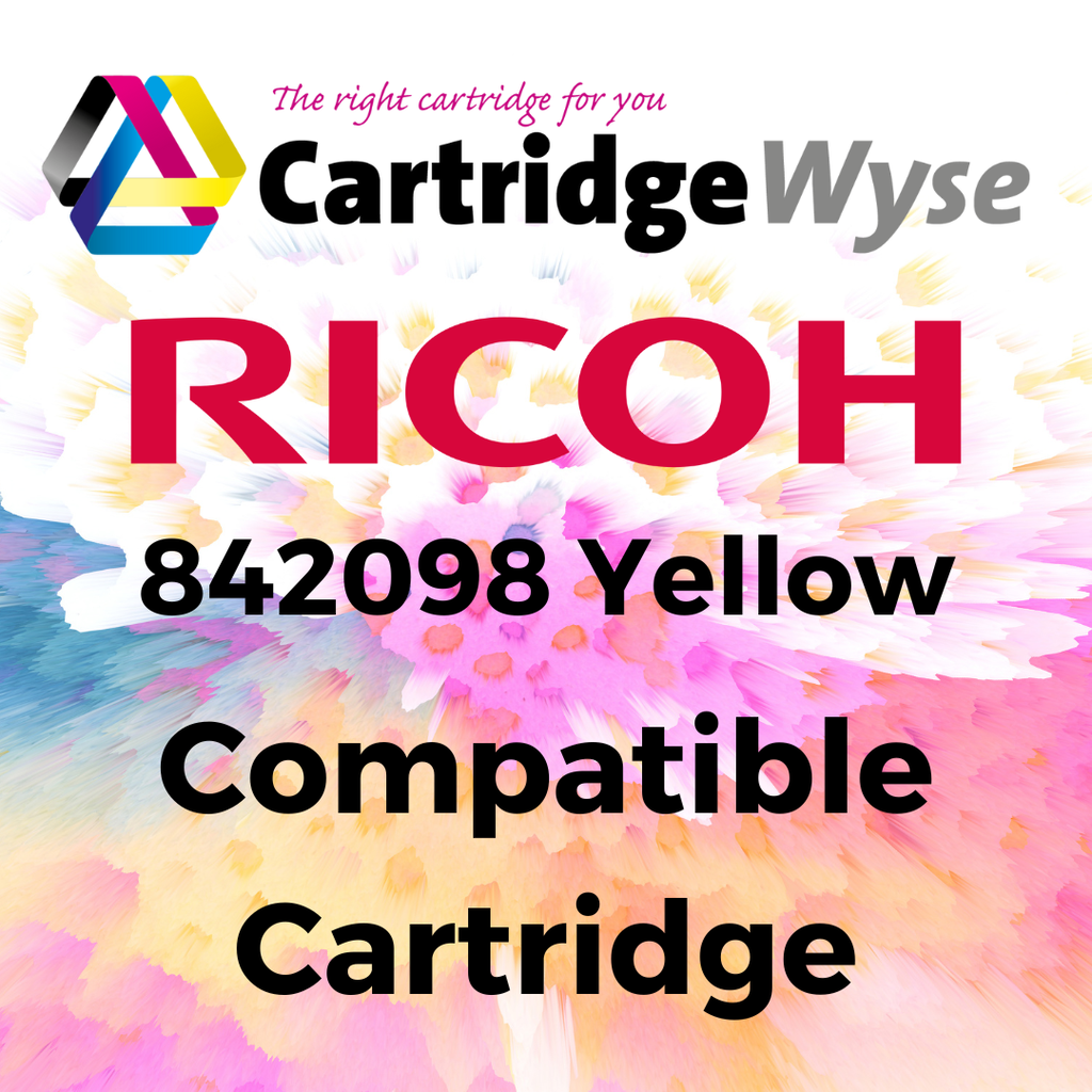 Compatible Ricoh 842098 Yellow Toner Cartridge