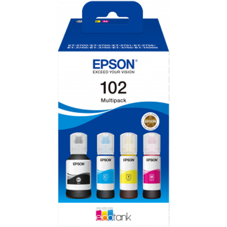 Epson 102 EcoTank Multipack Ink Bottles - T03R6