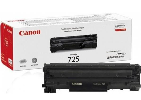 Canon 725 Black Standard Capacity Toner Cartridge