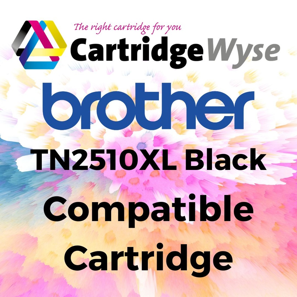 Compatible Brother TN2510XL Black High Capacity Toner Cartridge 