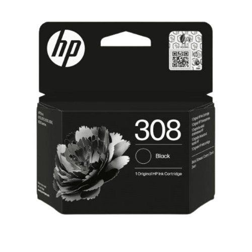 HP 308 Black Standard Capacity Ink Cartridge - 7FP21UE