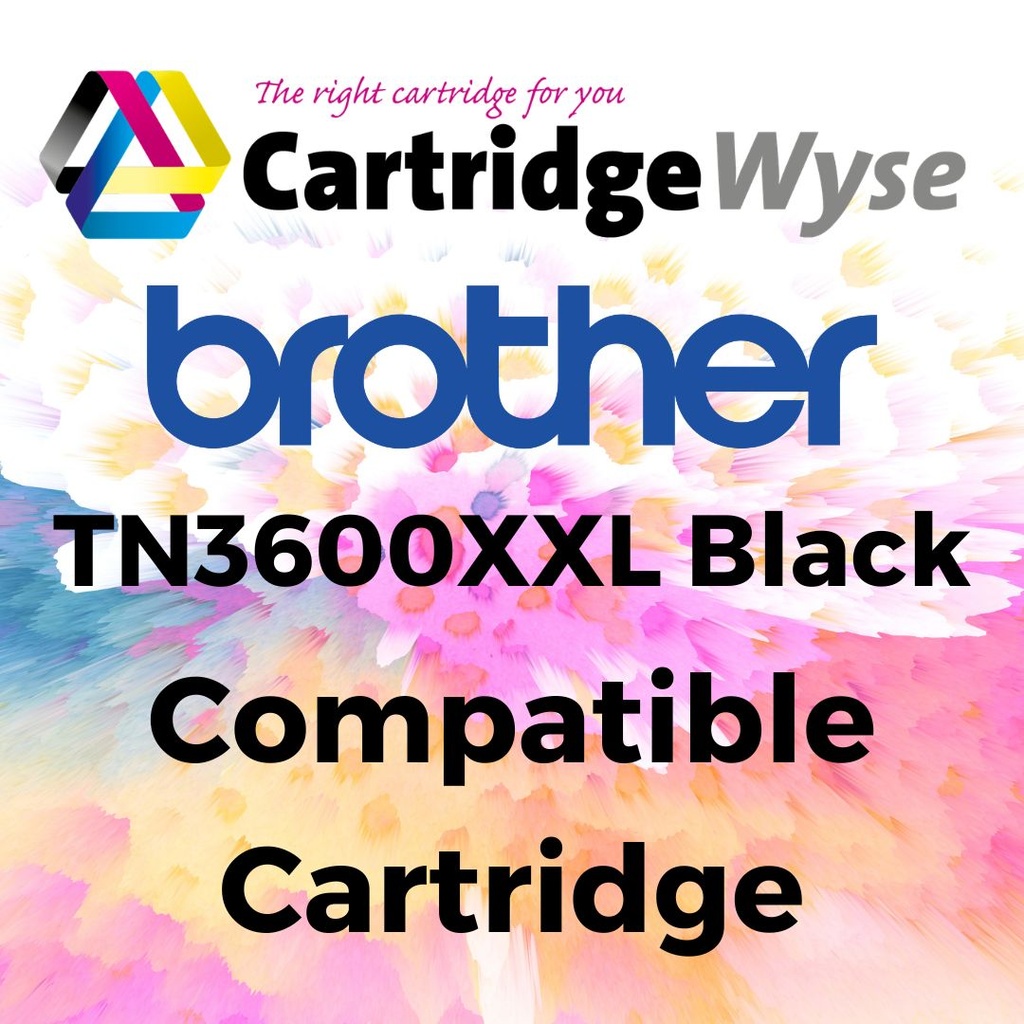 [B3600] Compatible Brother TN3600XXL Black Super High Capacity Toner Cartridge 
