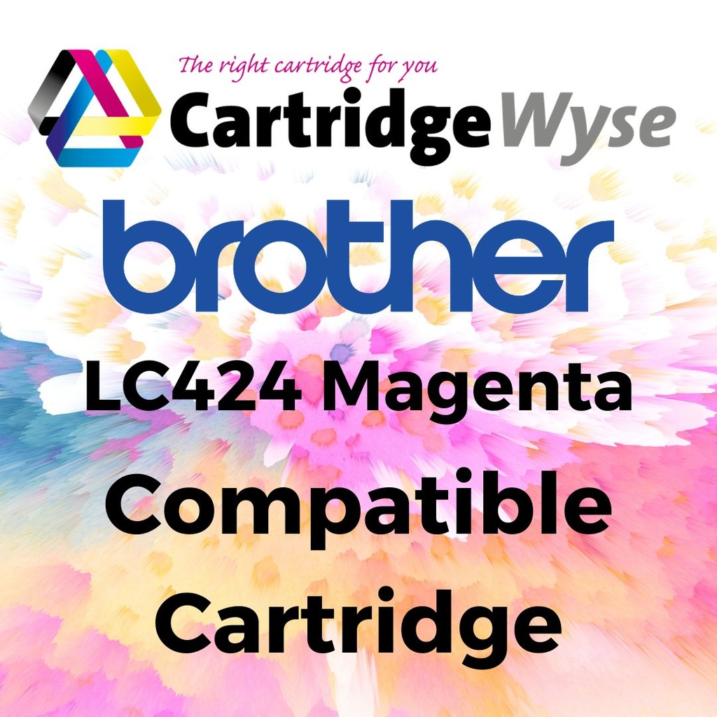 Compatible Brother LC424 Magenta Ink Cartridge