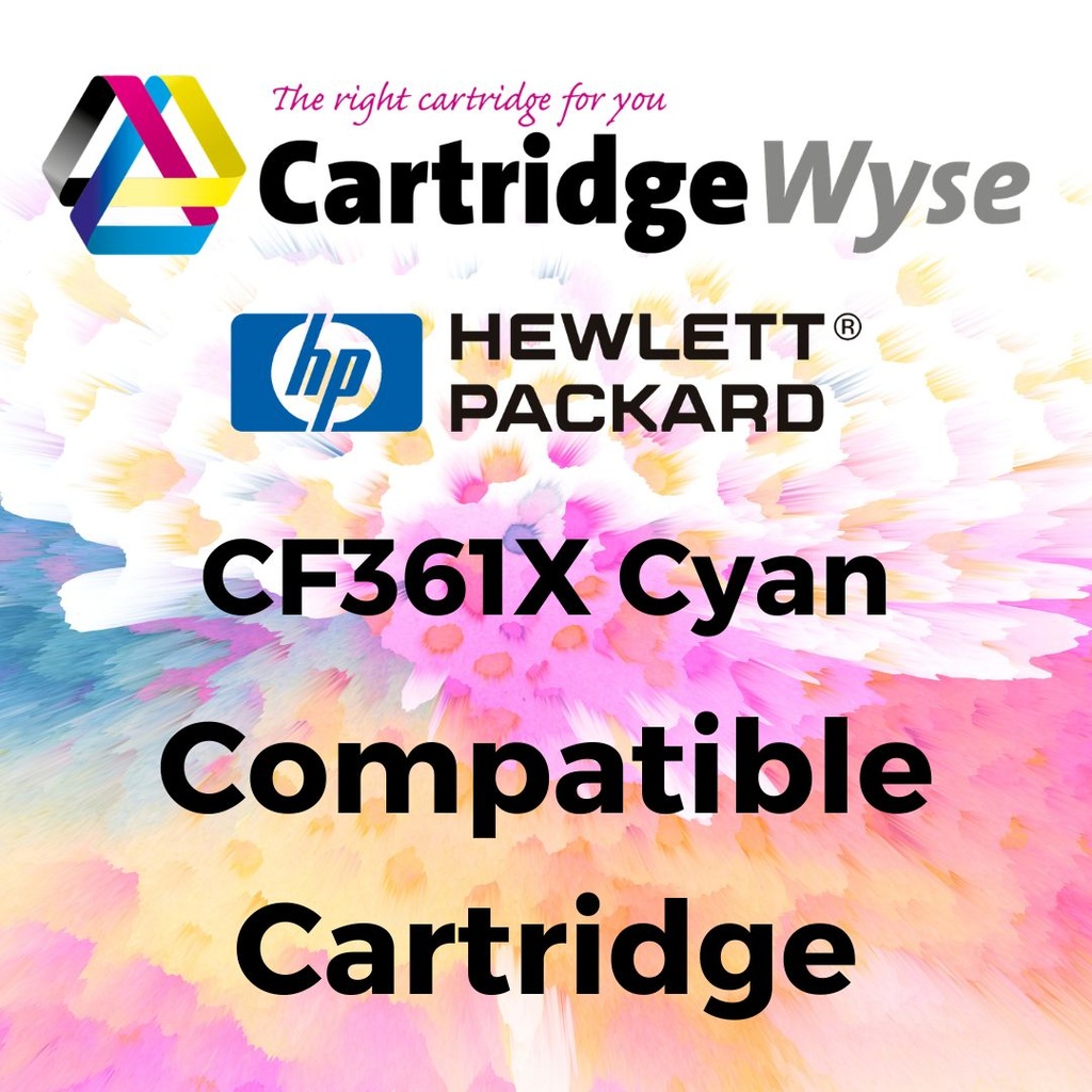 Compatible HP CF361X High Capacity Cyan Toner Cartridge