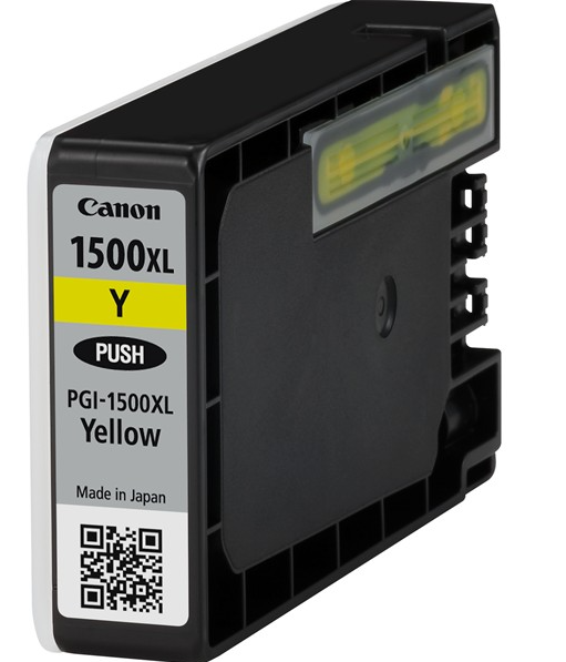 Canon PGI-1500XL Yellow High Yield Ink Cartridge - 12ml