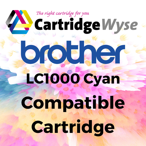 [B10C] Compatible Brother LC970 / LC1000 Cyan Ink Cartridge