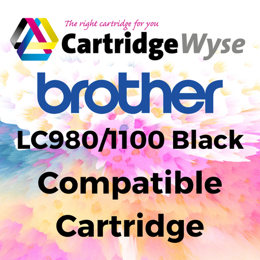 [B110B] Compatible Brother LC980/1100 Black Ink Cartridge