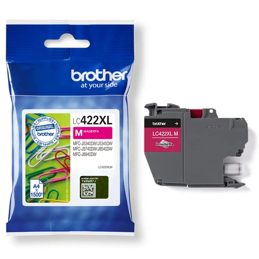 [BRLC422XLM] Brother LC422XL Magenta High Capacity Ink Cartridge